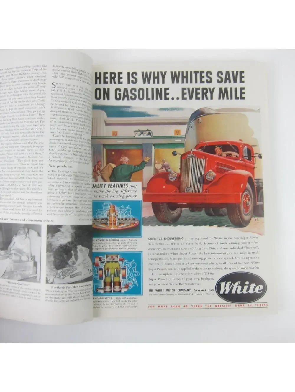 Vintage FORTUNE Magazine March 1949 Arthur Lidov Cover Studebaker Lincoln Ads